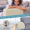 Roytub Couch Arm Covers, Breathable Armrest Cover for Sofa, Armchair,