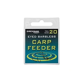 Drennan Eyed Barbless Carp Feeder Hooks Size 12 Qty 10