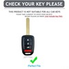 AIOEUOIA for Honda Key Fob Shell Keyless Entry Systems Fit