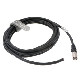 Industrial Camera Power Trigger IO Signal Cable HR10A-7P-6S 6 Pin Female Plug for Basler AVT GIGE Sony CCD Industrial Camera 3 Meters