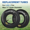 GICOOL 11x4.00-5 Replacement Inner Tube, 2 Pack with TR-13 Valve