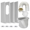 LEZIFU Portable AC Kit – Adjustable Window Cushion & 59"