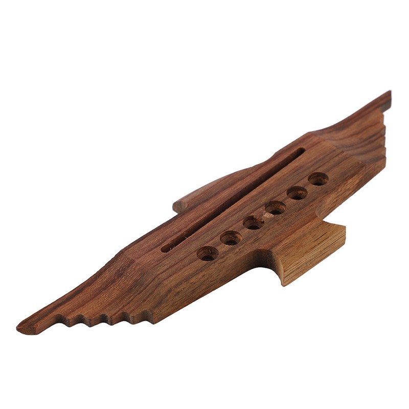 10PCS 6 String Acoustic Guitar Bridge Rosewood Set Musical Instrument
