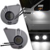 Xotic Tech 2Pcs Smoked Lens Side Mirror Puddle Light LED