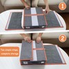 King Size (Gray 2-Pack) - Foldable Bed Sheet Set Organizer,
