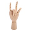Wood Mannequin Hand Flexible Joints Fingers Drawing Mannequin Hand for