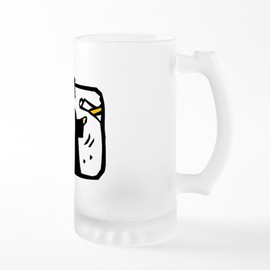 CafePress Graduate Receiving Diploma Graduation 16 oz Frosted Glass Beer Mug