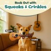 PUPROAR Guitar Dog Toy, Funny Dog Toy, Unique Dog Gift,