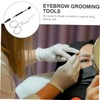 Ipetboom 2sets Essential Eyebrow Tools Comb Brush Set Scissor Kit
