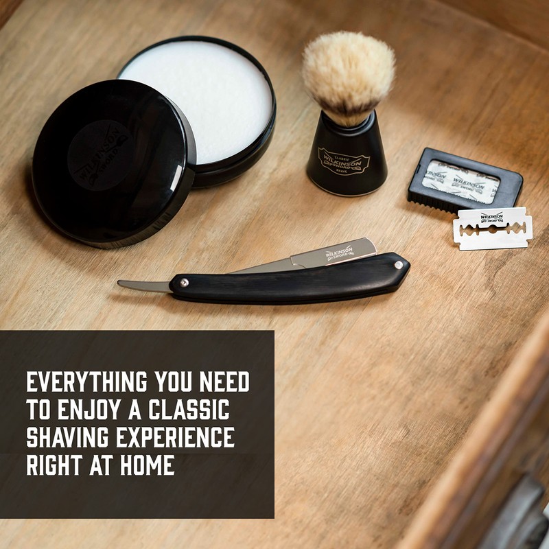 Wilkinson Sword Classic Straight Razor With 5 Refills, 1 Count