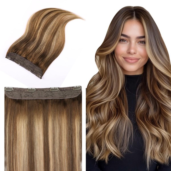 Youngsmile Wire Hair Extensions 14inch 70g Invisible Line Wire for