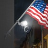 enrybia Flagpole Light Solar Powered, 2 in 1 House Mounted