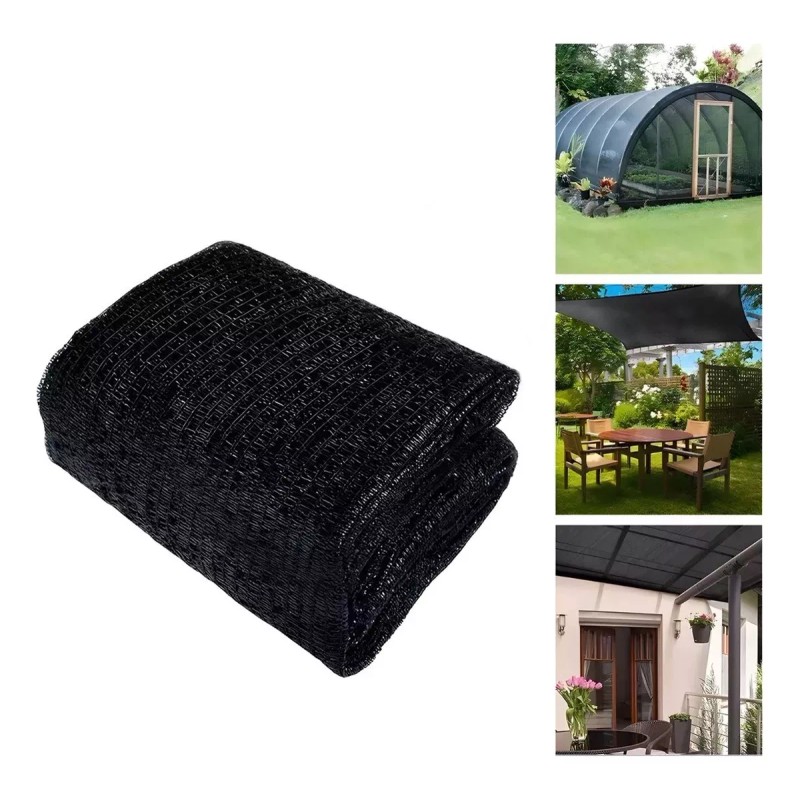 Lumoku Maya Sombra Raschel Negra 70% 4.5x15 Mts Mallasombra Malla