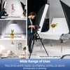 AQIRUI 175W Photography Light Bulb Dimmable Tricolor LED Bulbs 3000-6700K