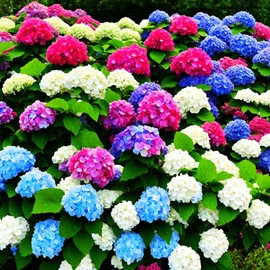 50+ Hydrangea Seeds: Giant Snowball Shrubs for Wedding-Perfect Flowers