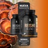 Hongo Reishi de 200 Cápsulas Antioxidante y Antiinflamatorio. Ingredientes naturales.