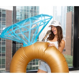 Funky Junque Bridal Bachelorette Party Snap Back Foam Trucker Hat I'll Bring The Baseball Cap, - 6 - Girls Trip Pack, One Size