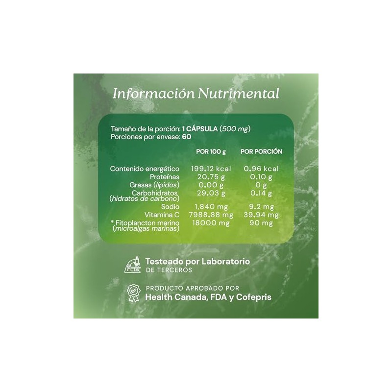 SEREMONY | Multivitamínico Vegano a base de Microalgas Marinas Salvajes
