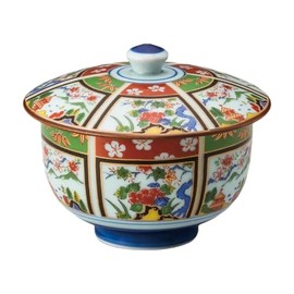 Kinmaitori Sansui Pump with Lid | Sencha with Lid (Arita Pottery) [3.9 x 3.3 inches (10 x 8.5 cm) (200cc)]