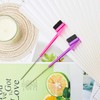 12 cepillos de pelo de doble cara para control de