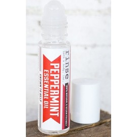 rinse Bath & Body Peppermint Essential Oil roll-on 100% Natural & Vegan Friendly
