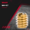 E-Z LOK Knife Threaded Insert for Hard-Wood, Brass Thread Inserts