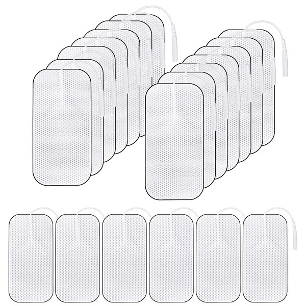 YUNYODA 20 Pcs TENS Machine Pads 4x8cm TENS Electrode Pads