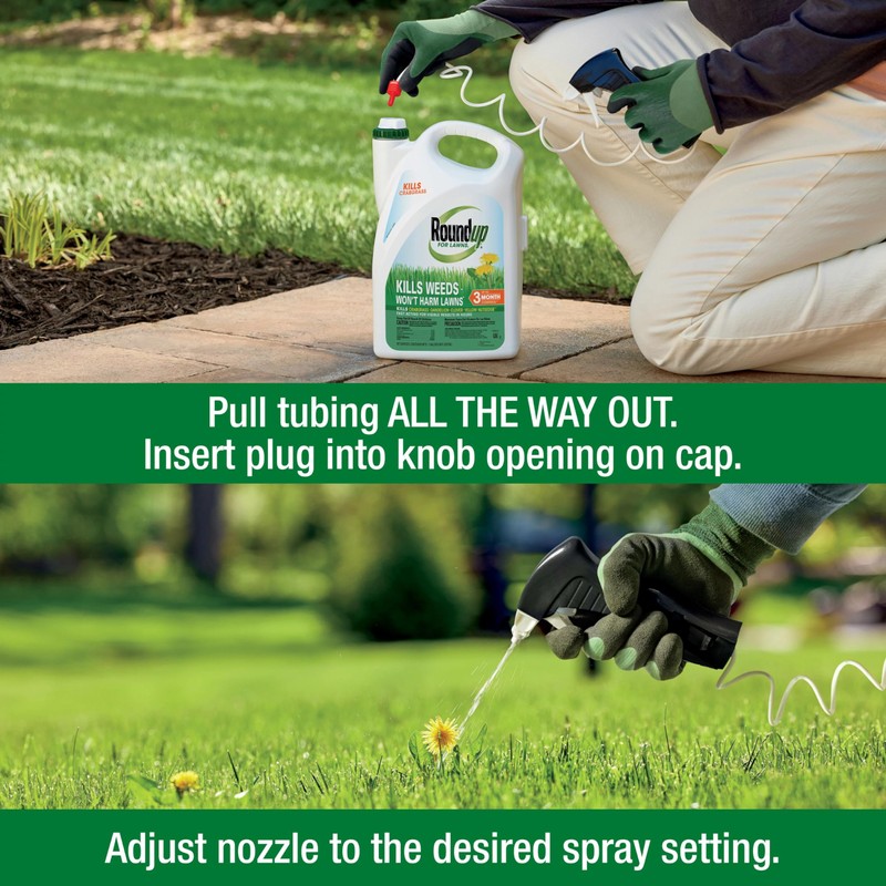 Roundup for Lawns₁ Ready-to-Use with Trigger Sprayer, Tough Weed Killer