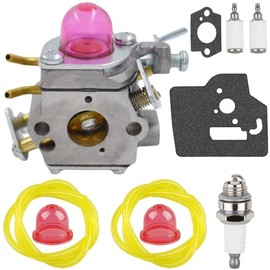 ZAMDOE 531127910 Carburetor Replacement Part for Husqvarna 130C 130L 330LK Grass Trimmer Brush Cutter Replacement Parts, with BPMR6A Spark Plug Fuel Filter Fuel Line