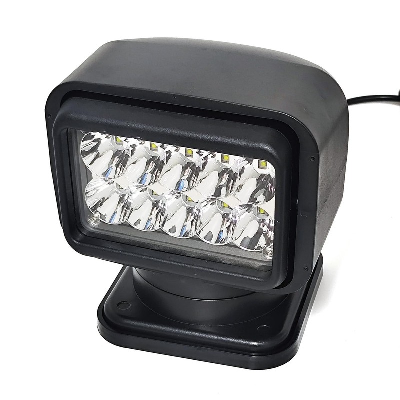 Led Search Light 7 Inch 50W 360 Degrees Rotating Remote