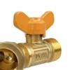 SHANOER Solid Brass Y Ball Valve Comfort Grip for Oil