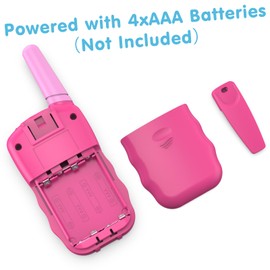 Kearui Walkie Talkies Toy for Children, 8 Channel Radio with Backlight, LCD Torch, 4.82 Km Range for Outdoor Adventures, Camping, Hiking, Ages 3-12