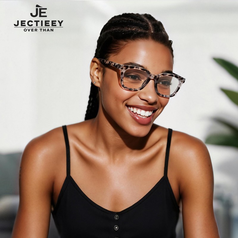 Jectieey Blue Light Blocking Glasses for Women Men,Oversize Fashion Squre
