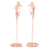 10pcs Table Number Holder Spiral Base Mermaid Shaped Wedding Table