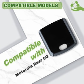 SWARK New LCD Display Compatible with Moto Razr 5G 2020 XT2071-4 Touch Screen Digitizer Assembly Replacement with Upgraded Repair Tools Kit[Only External Screen]