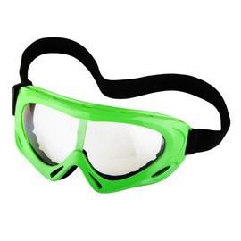 1Storm Youth Motocross Helmet Kids Motorcycle Bike Helmet Shark Green + Goggles + MG Youth Green Glove Bundle