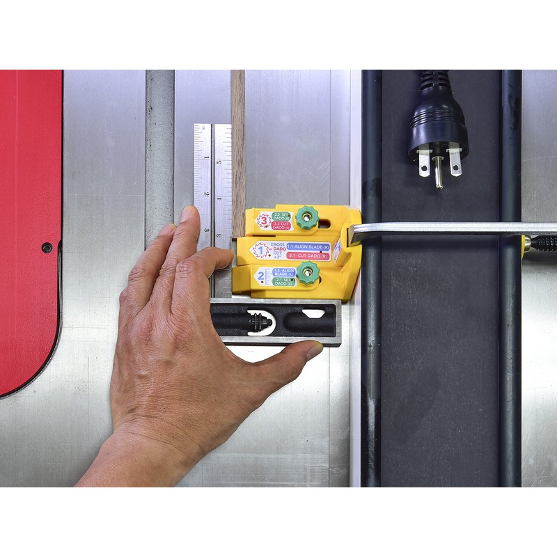 MICROJIG Matchfit DS-333 Dado Stop, Yellow