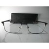 Foster Grant Austin Gunmetal Gray Leather Reading Glasses w/Case +2.75