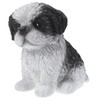 Kisangel 1pc Shih Tzu Figurine Dog Statues Home Decor Resin