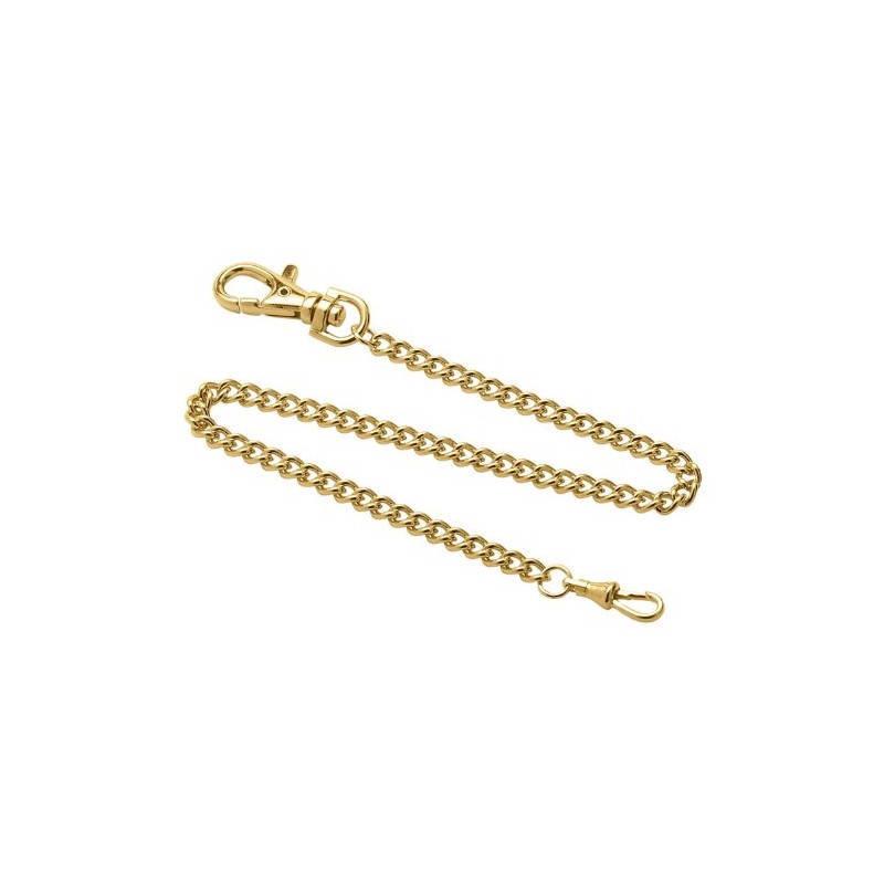 Gotham GWCGTCHAIN - Cadena de reloj de bolsillo de acero