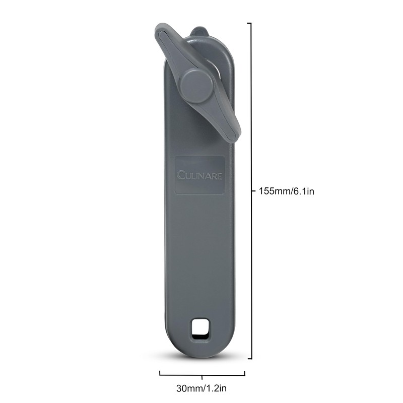 Culinare Lift Off Tin Opener, Grey, Plastic/Stainless Steel, Manual Can