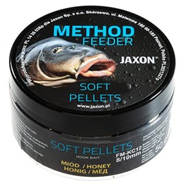 Jaxon Soft Pellets 8/10 mm 50 g for Method Feeder Method Carp Fishing Carp Fishing Ground Feed (Honey/FM-KC12)