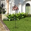 Teamson Home Tulip Kinetic Metal Weather Resistant 360 Degrees Swivel