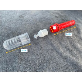 Blinky Lights Marine Fishing Strobe, Red LED Flashing, Pack of 5, Model SP, Glow Stick Replacement