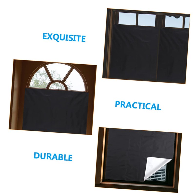 CAXUSD Blackout Curtains Portable Room Darkening Shades for Bedroom Window