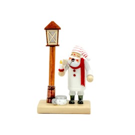 Kaladia - Smoker / Incense Figurine Made of Wood - Motif: Sleeping Cap - for Incense Cones Size M - Dimensions: Approx. 11 x 7 x 19 cm