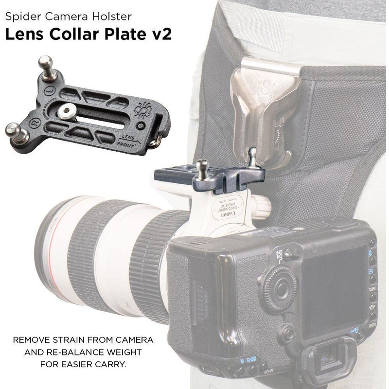 Spider Holster SpiderPro Lens Collar Plate V2 for Any Spider