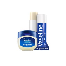 Vaseline Lip Therapy Original Nourishing Lip Balm and Care Stick Set for Optimal Moisture (Original Set)