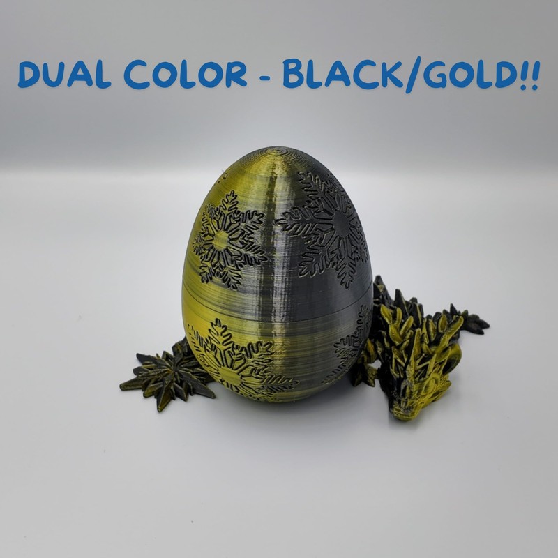 ZZ LIFE Surprise Winter Dragon Egg - 11" Dragons Articulating