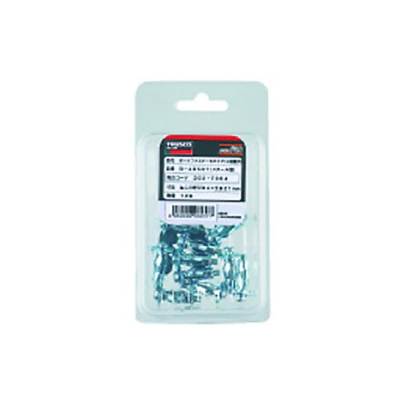 TRUSCO Board Zipper Round Hooks Steel m4x36, 3-Pack, b409obt